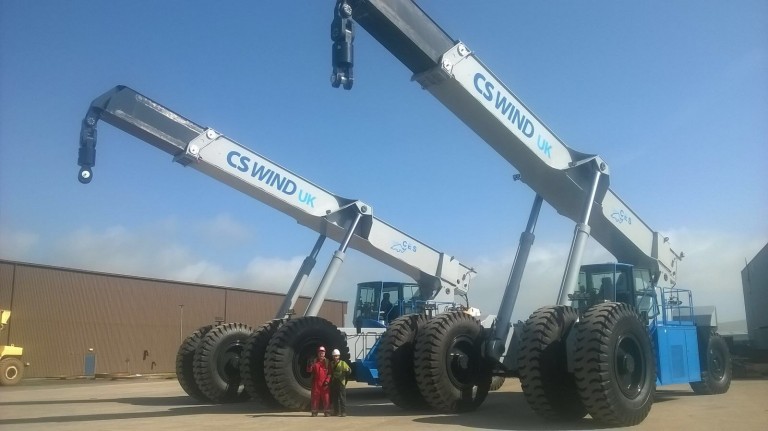 JULY 2017 – THE WORLD’S FIRST 150T REACHSTACKERS DELIVERED